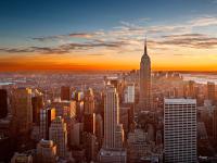 New York ved solnedgang